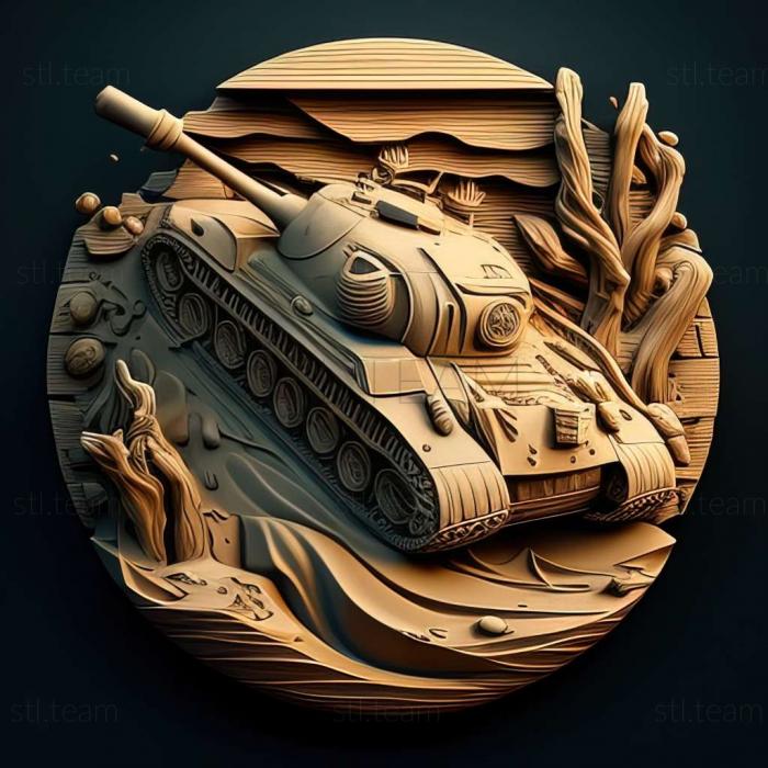 3D модель Гра танковий біатлон (STL)